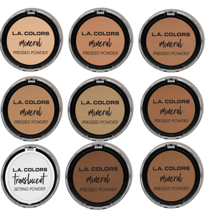 L.A. COLORS MINERAL PRESSED POWDER TOFFEE