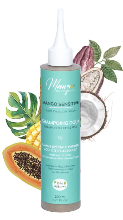 MANGO BUTTERFULL MANGO SENSITIVE SHAMPOING DOUX 200ML