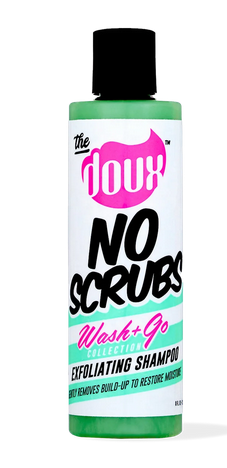 THE DOUX WASH + GO NO SCRUBS EXFOLIATING SHAMPOO