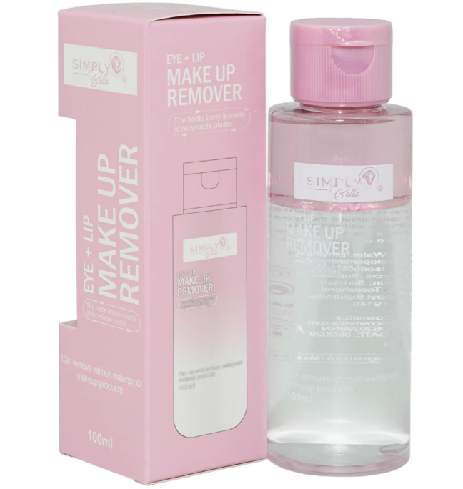 SIMPLY BELLA EYE &amp; LIP MAKE UP REMOVER