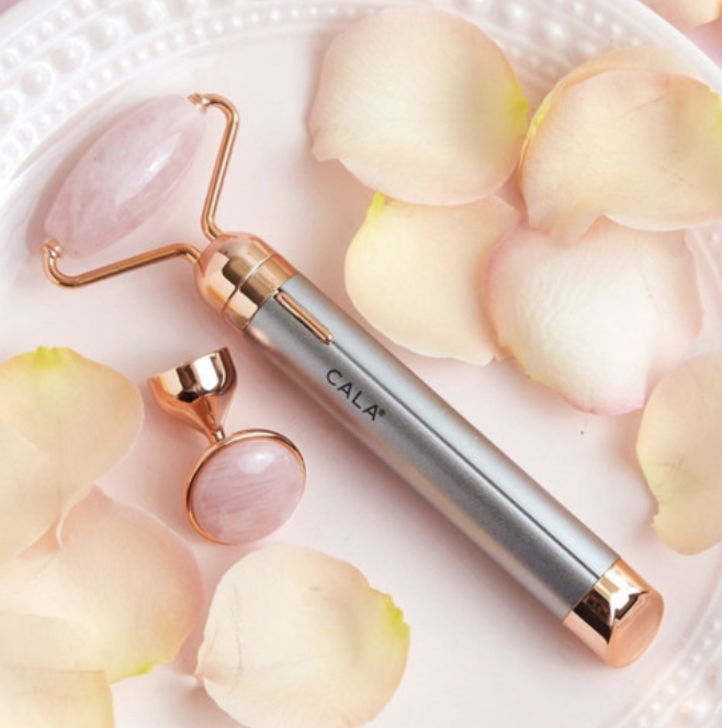 CALA JADE FACIAL ROLLER ROSE