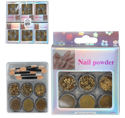 NAIL POWDER 6PCS