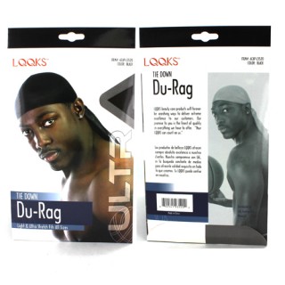 DU RAG CAP BLACK 1DZ/24DZ/CS