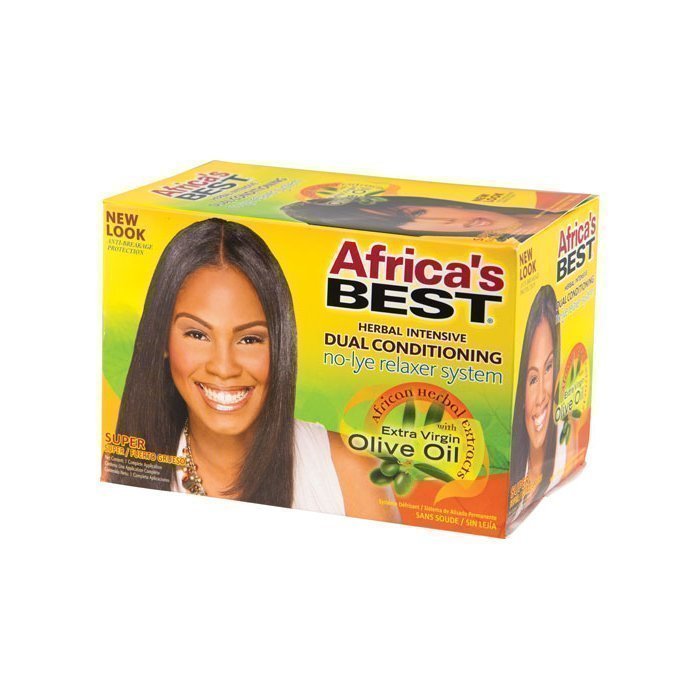 AFRICA'S BEST NO LYE RELAXER   KIT SUPER