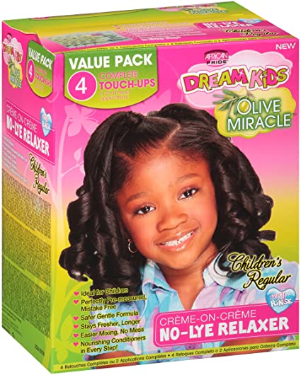 AFRICAN PRIDE DREAM KIDS OLIVE MIRACLE KIT(4 TCH UP) REGULAR