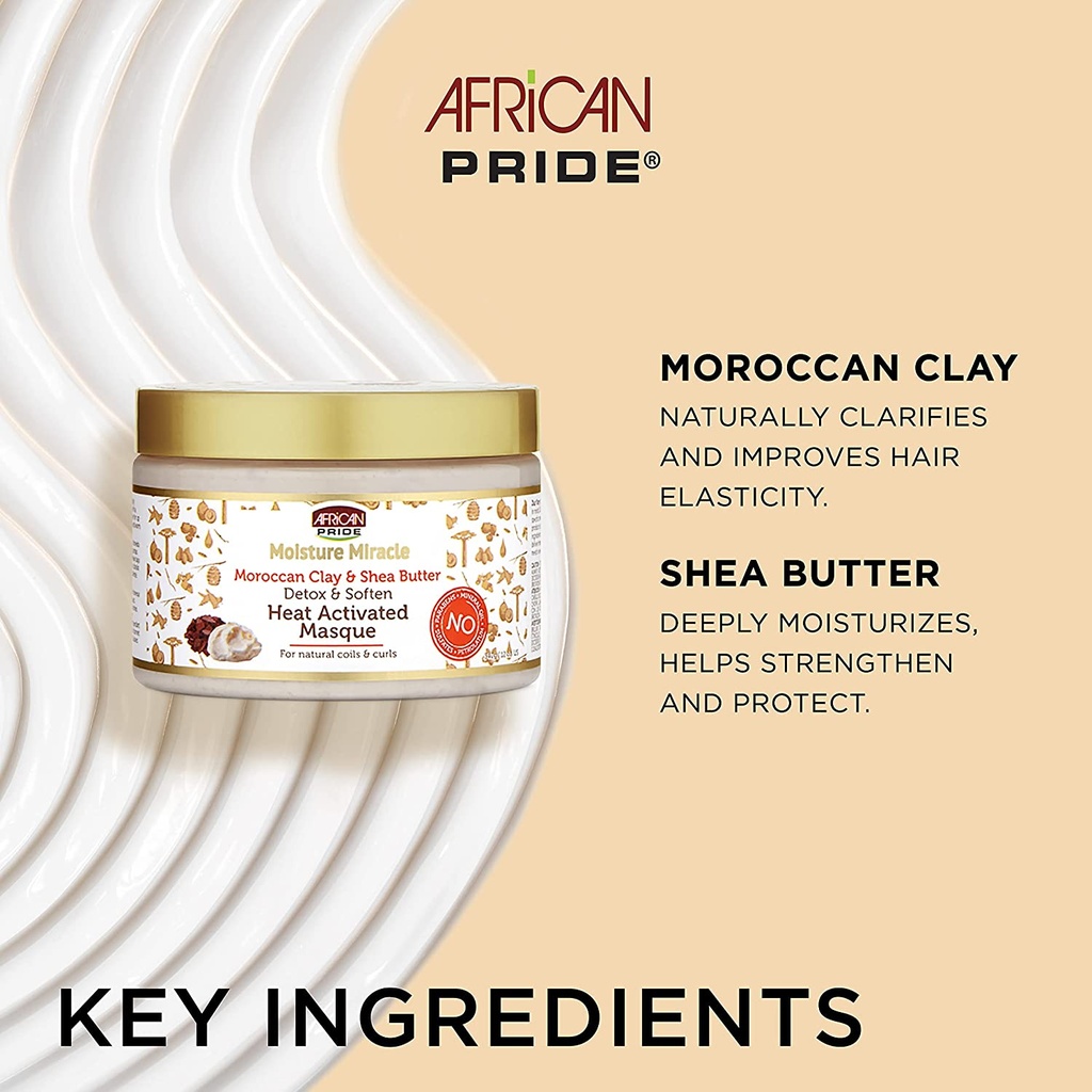 AFRICAN PRIDE MOISTURE MIRACLE MASQUE 360 ML