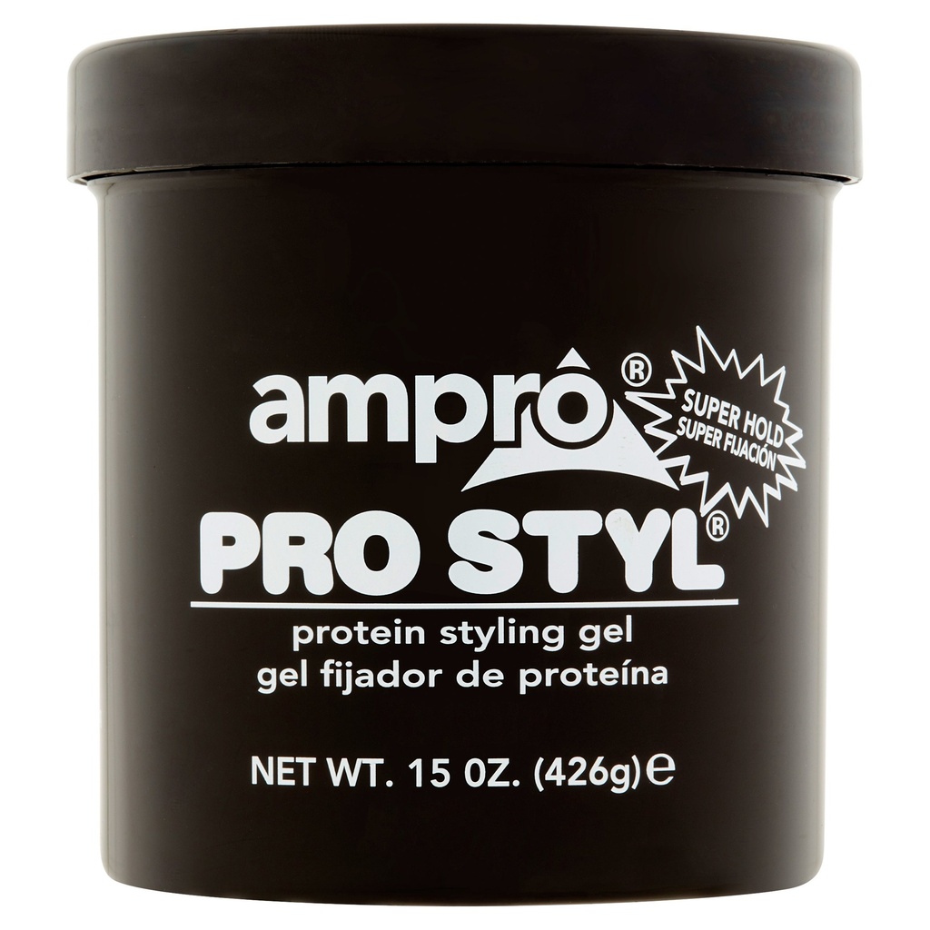 AMPRO PROTEIN GEL BLACK  SUPER HOLD 450 ML