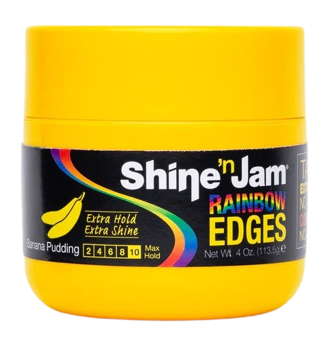 AMPRO SHINE N JAM RAINBOW EDGES4 OZ BANANA PUDDING (CS/6)