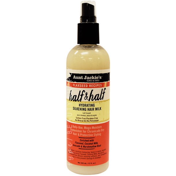 AUNT JACKIE'S FLAXSEED HALF &amp; HALF HAIR MILK 360 ML 