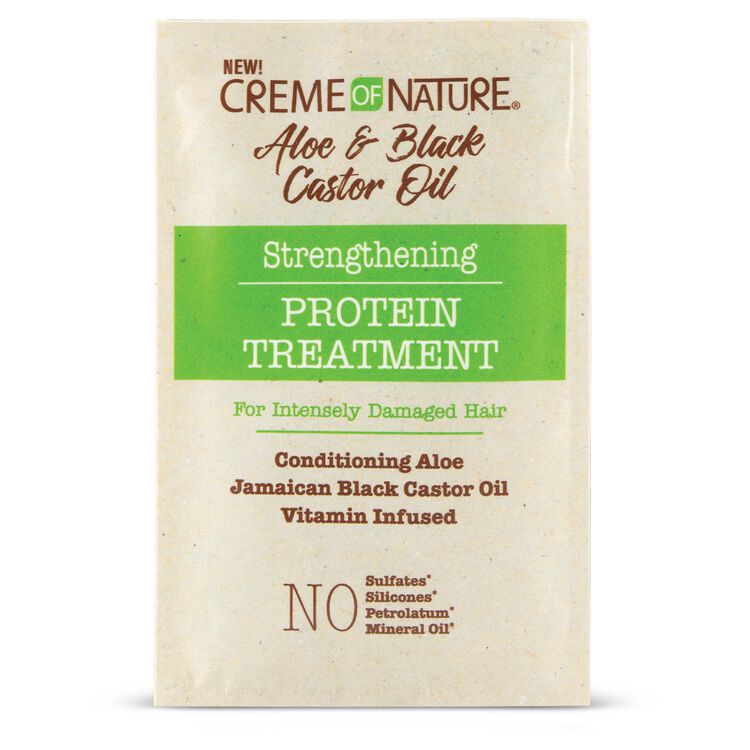 CREME OF NATURE ALOE &amp; BLACK CASTOR OIL 1.5OZ PACK