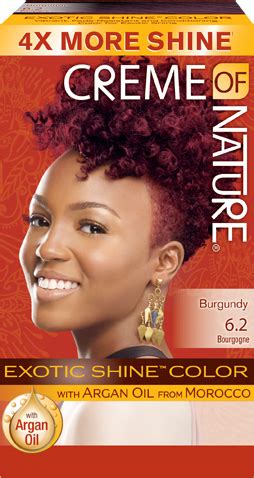 CREME OF NATURE ARGAN GEL WOMENHAIR COLOR #6.2 BURGUNDY BLAZE