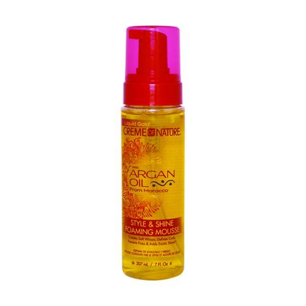 CREME OF NATURE ARGAN OIL      FOAMING MOUSSE 7 OZ