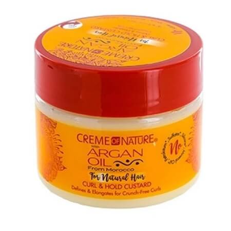 CREME OF NATURE ARGAN OIL CURL &amp; HOLD CUSTARD 11.5oz