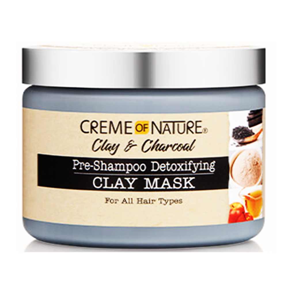 CREME OF NATURE CLAY &amp; CHARCOALCLAY MASK 11.5 OZ