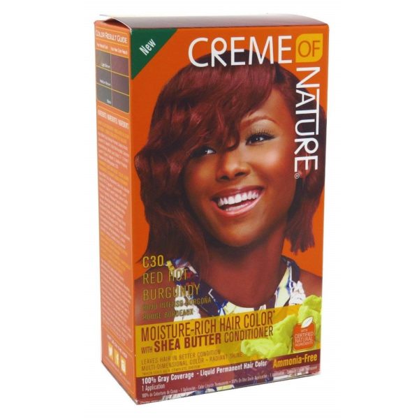 CREME OF NATURE CNI LIQUID HAIRCOLOR #30 RED HOT BURGUNDY