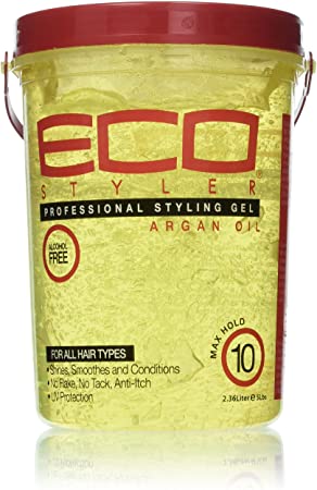 ECOSTYLE STYLING GEL ARGAN OIL CHAMPAGNE 5 LB