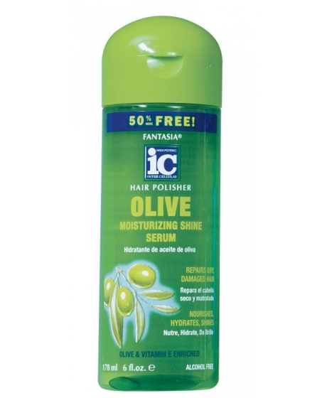 I.C. HAIR POLISHER OLIVE MOISTURIZING SERUM 2 OZ