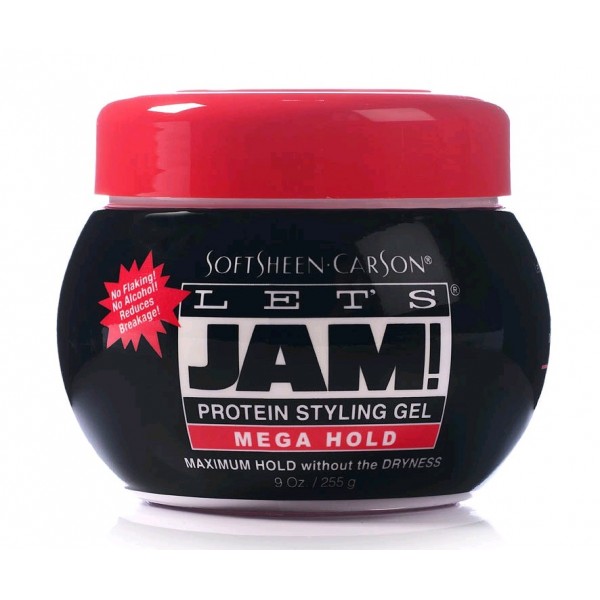 LET'S JAM STYLE CONTROL MEGA HOLD STYLING GEL 9 OZ