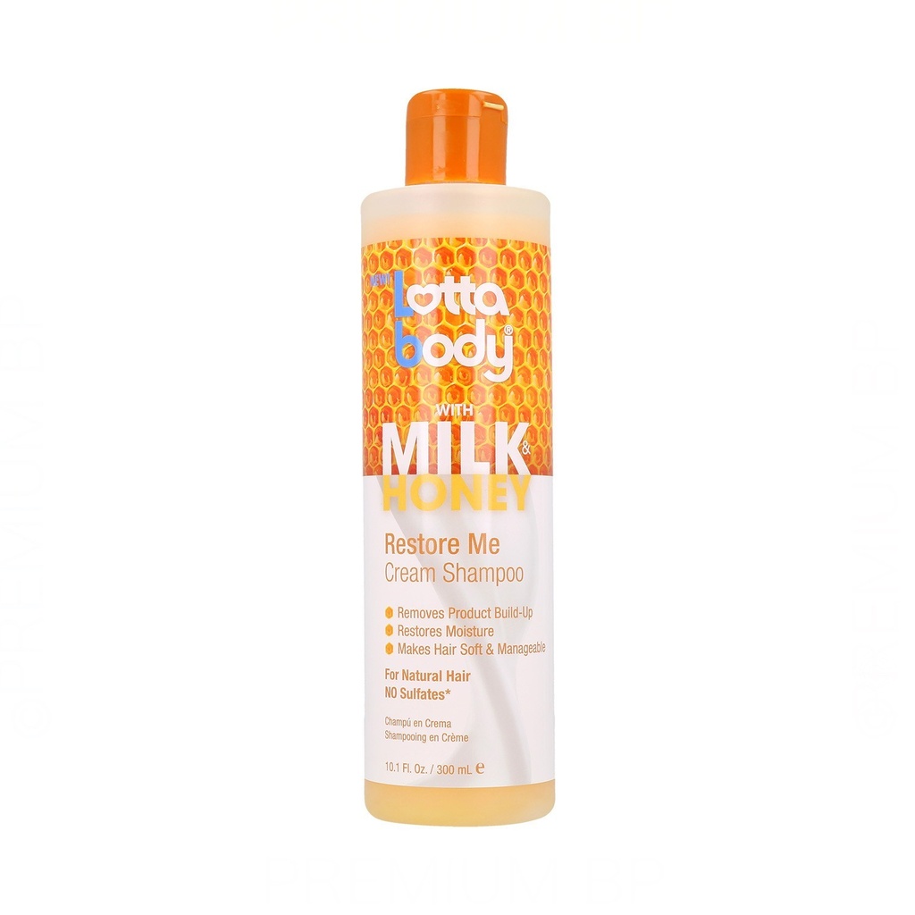 LOTTABODY MILK &amp; HONEY 10.1oz  CREAM SHAMPOO