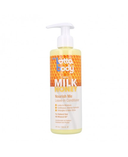 LOTTA BODY MILK &amp; HONEY 8oz LEAVE-IN CONDITIONER