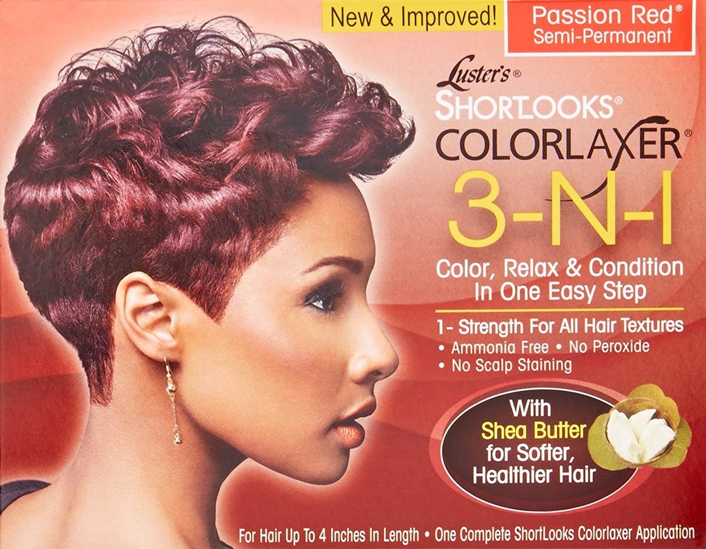 LUSTERS SHORTLOOKS COLORLAXER  REL.KIT PASSION RED
