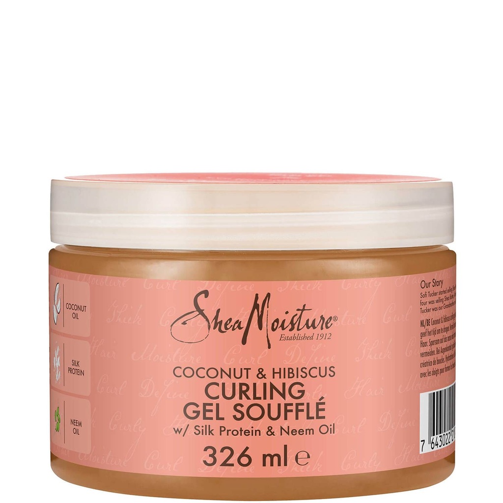 SHEA MOISTURE COCONUT &amp; HIBISCUS CURL GEL SOUFFLE 12oz