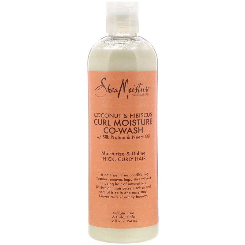 SHEA MOISTURE COCONUT &amp; HIBISCUS CURL MOISTURE COWASH 13 oz