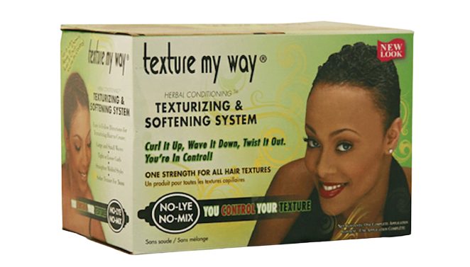 TEXTURE MY WAY NO LYE          TEXTURIZING KIT
