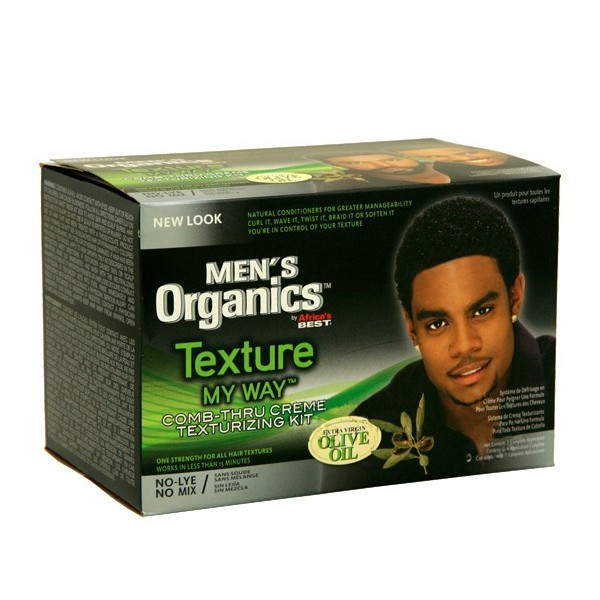 TEXTURE MY WAY NO LYE MEN'S COMB-THRU TEXTURIZING KIT