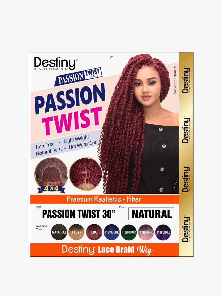 DESTINY WIG PASSION TWIST 30'' NATURAL