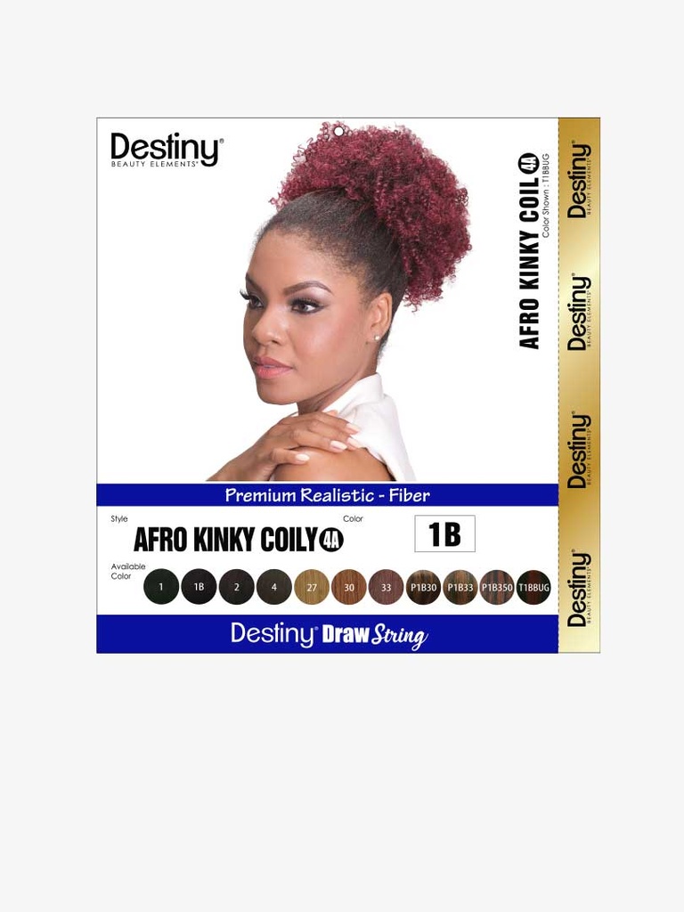 DESTINY DRAW STRING AFRO KINKY COIL 1