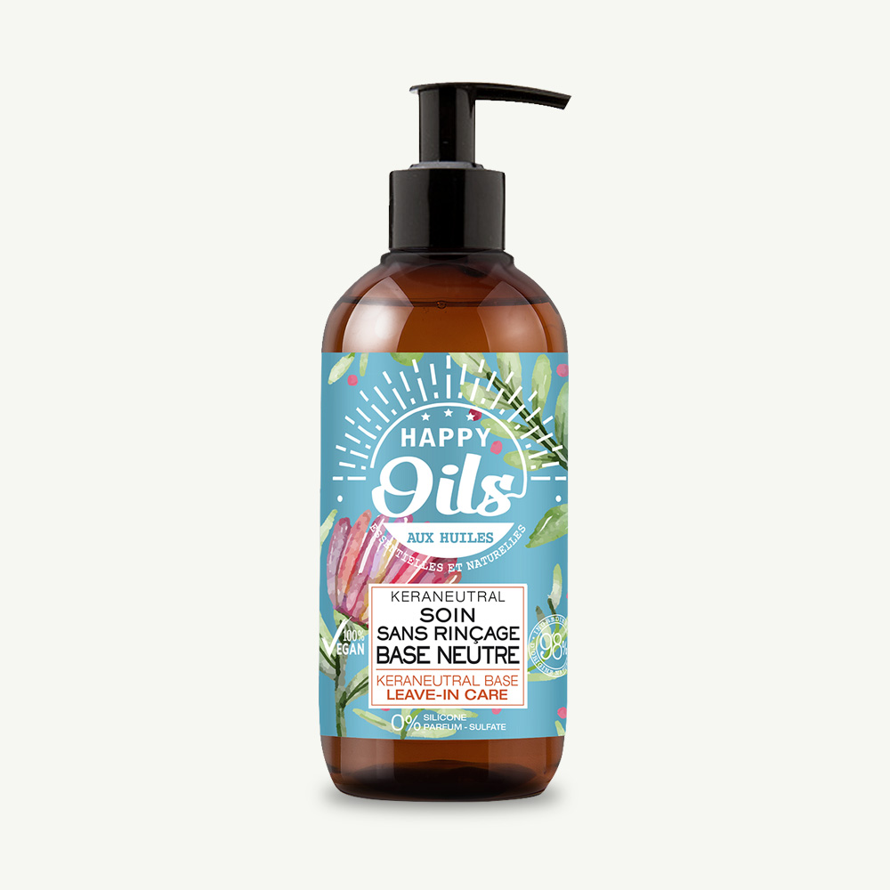 HAPPY OILS SOIN SANS RINÇAGE BASE NEUTRE 200 ML