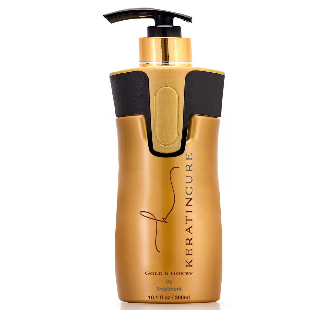 KERATINCURE GOLD &amp; HONEY V2 HAIR TRAITEMENT AVEC FORMOL 300ml