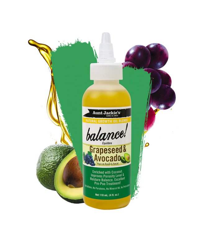 AUNT JACKIE'S BALANCE! GRAPSEED &amp; AVOCADO 118ml