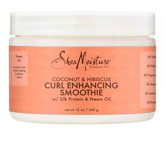 SHEA MOISTURE COCONUT &amp; HIBISCUS CURL ENHANCING SMOOTHIE 340g