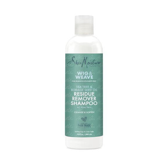 SHEA MOISTURE WIG &amp; WAVE TEA TREE RESIDUE REMOVER SHAMPOO 384ml