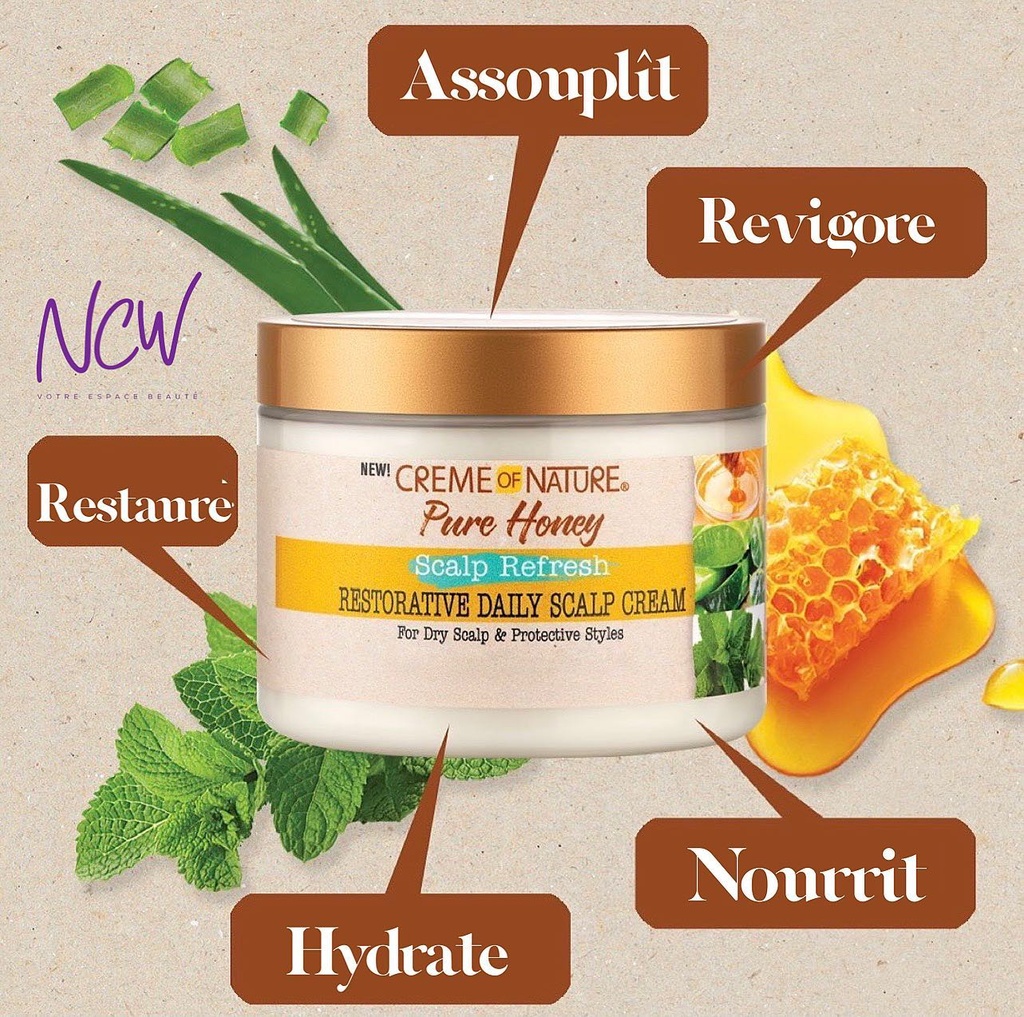 CREME OF NATURE PURE HONEY SCALP REFRESH CREME