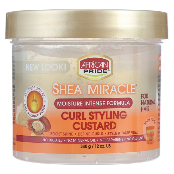 AFRICAN PRIDE SHEA MIRACLE CURL STYLING CUSTARD