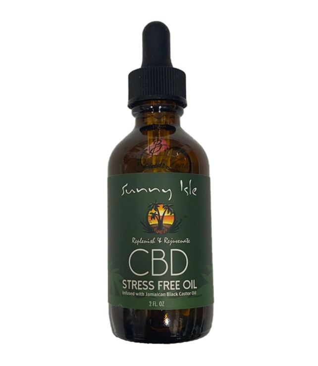 SUNNY ISLE CBD STRESS FREE OIL 2 oz