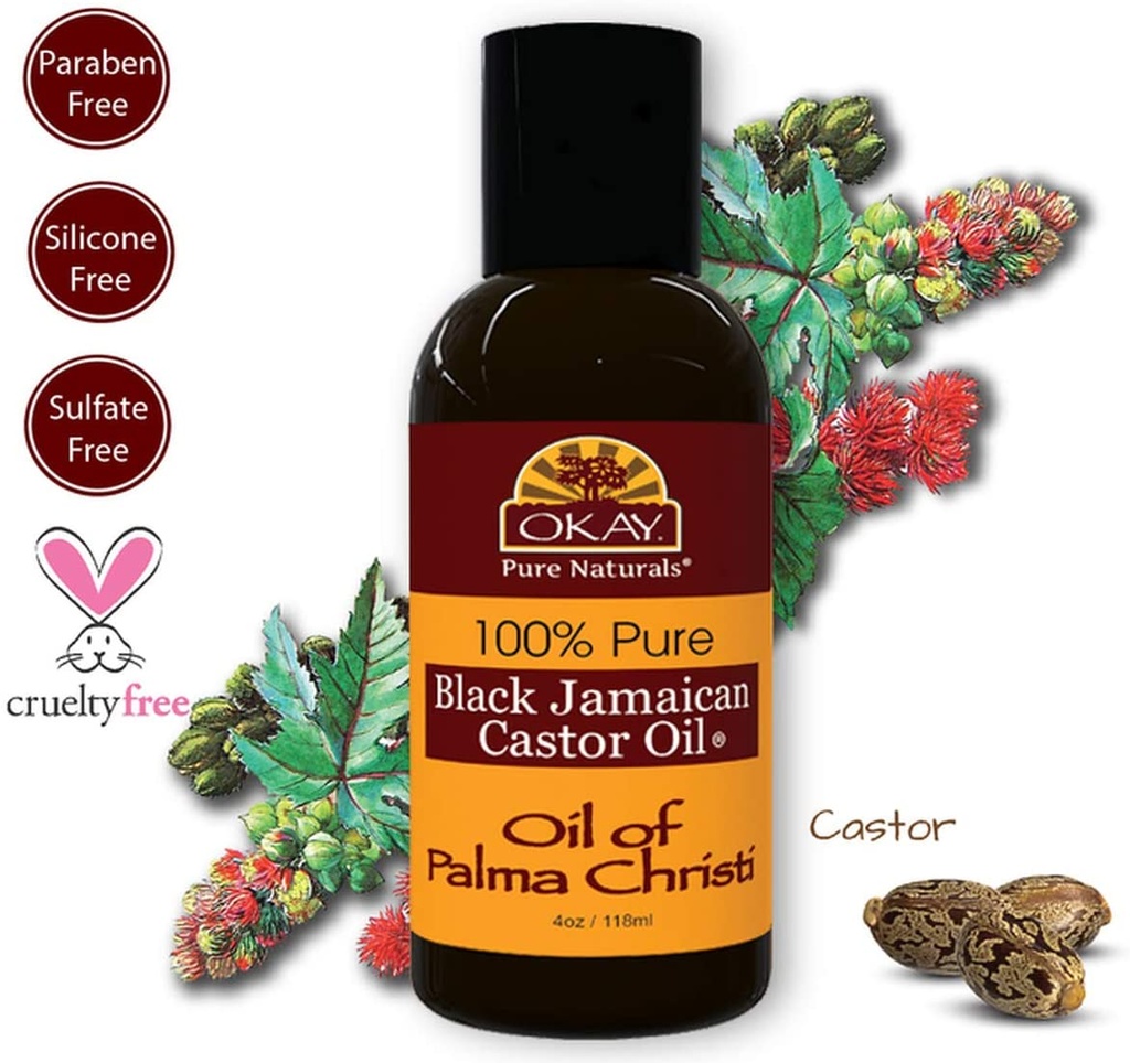 OKAY 100% PURE BJCO OIL OF PALMA CHRISTI 59 ml