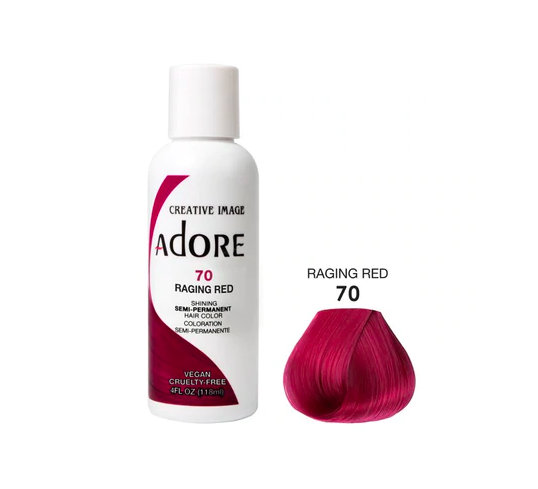 CI ADORE S/P HAIR COLOR RAGING RED 70