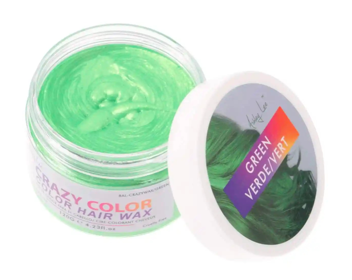 CRAZY COLOR HAIR WAX GREEN 120g