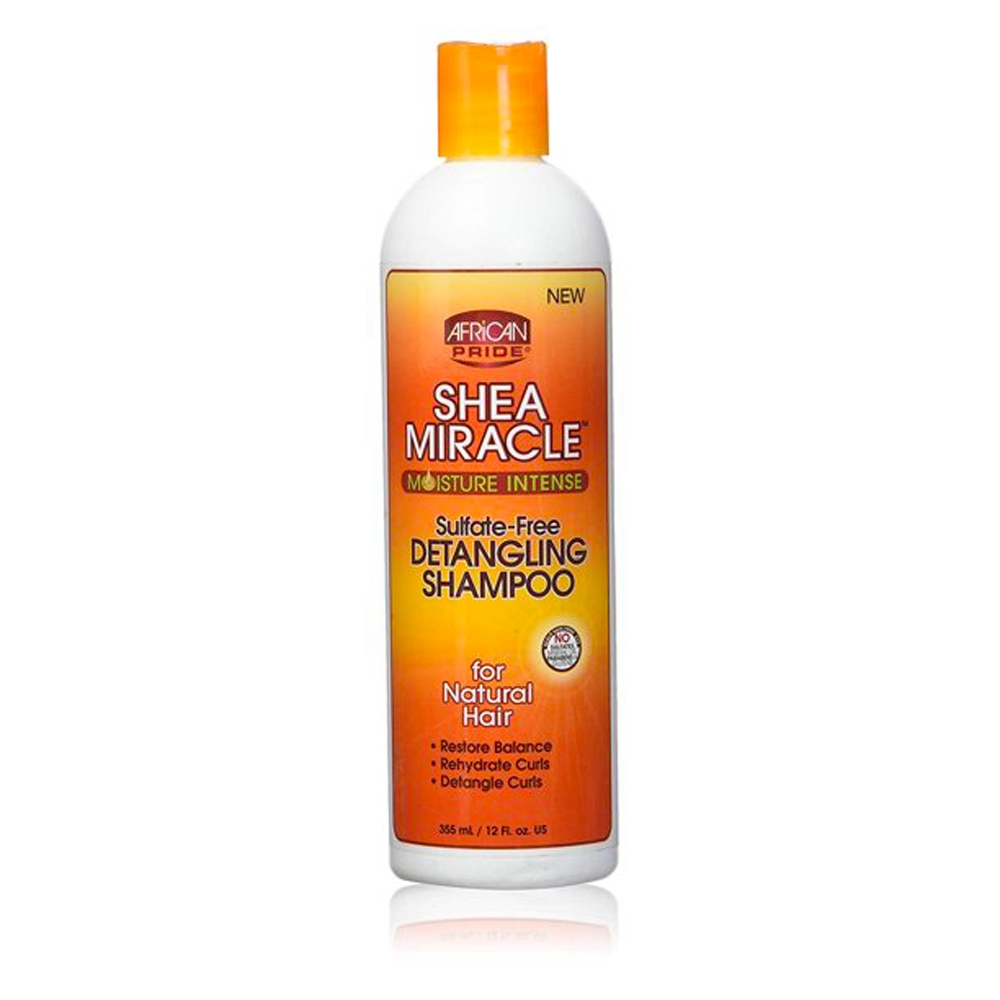 AFRICAN PRIDE SHEA MIRACLE SULFATE-FREE DETANGLING SHAMPOO 360 ML 