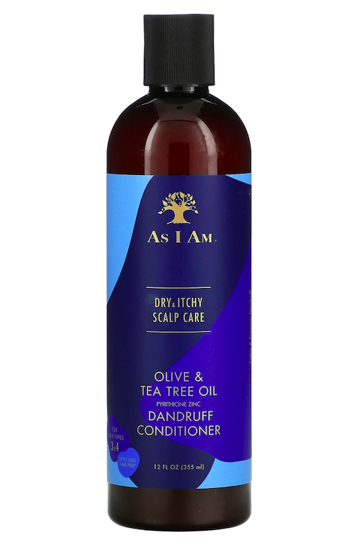 AS I AM OLIVE &amp; TEA TREE OIL DANDRUFF CONDITIONER 355 ml