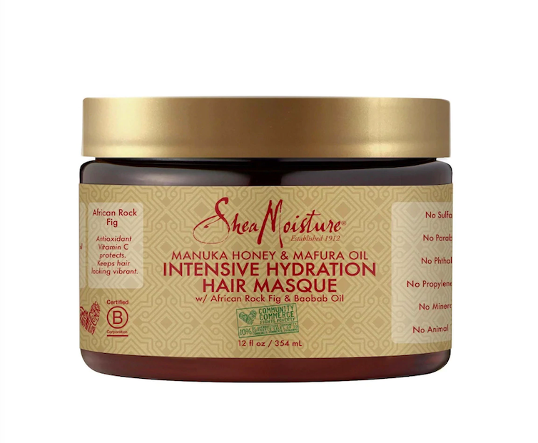 SHEA MOISTURE MANUKA HONEY &amp; MAFURA OIL HAIR MASQUE 340g