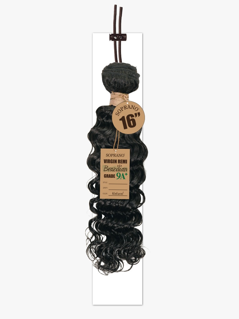 SOPRANO HH VIRGIN REMI GRADE 9A+ BRAZILIAN KINKY CURL 18''