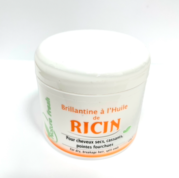 NATURE FRESH BRILLANTINE A L'HUILE DE RICIN 120g