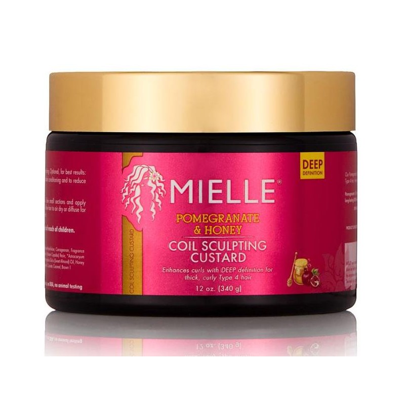 MIELLE POMEGRANATE &amp; HONEY COIL SCULPTING CUSTARD 240g