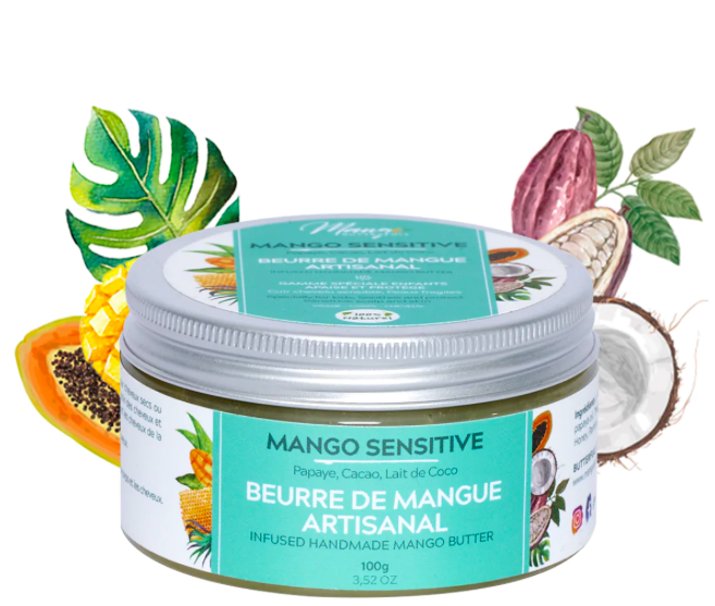 MANGO BUTTERFULL MANGO SENSITIVE BEURRE DE MANGUE ARTISANAL 100g