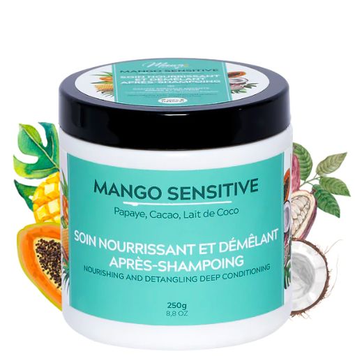 MANGO BUTTERFULL MANGO SENSITIVE SOIN NOURISSANT ET DEMELANT APRES-SHAMPOING 250g